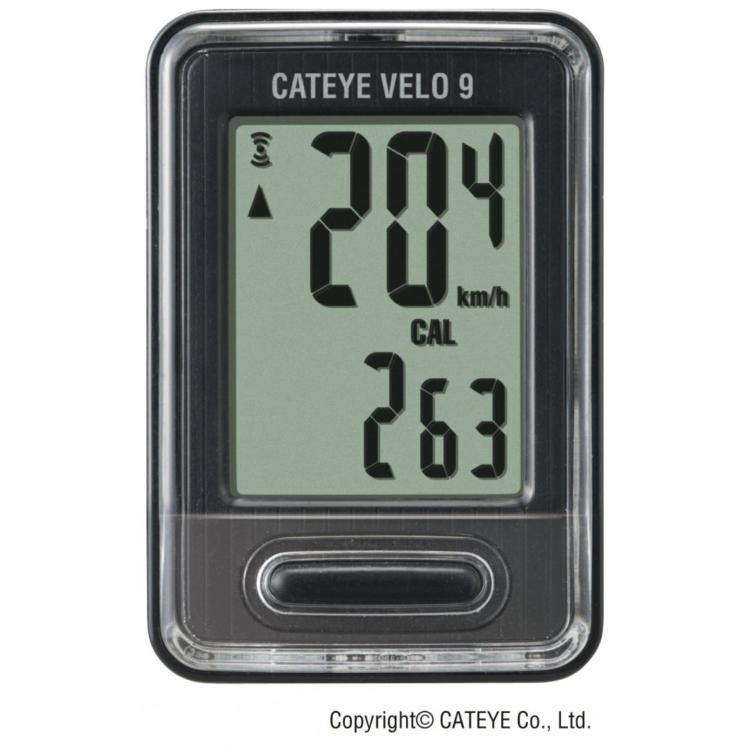 Licznik rowerowy Cateye Velo 9 CC-VL820 9 funkcji