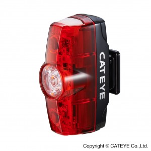 Zestaw Cateye lampka Rapid Mini + uchwyt na bagażnik