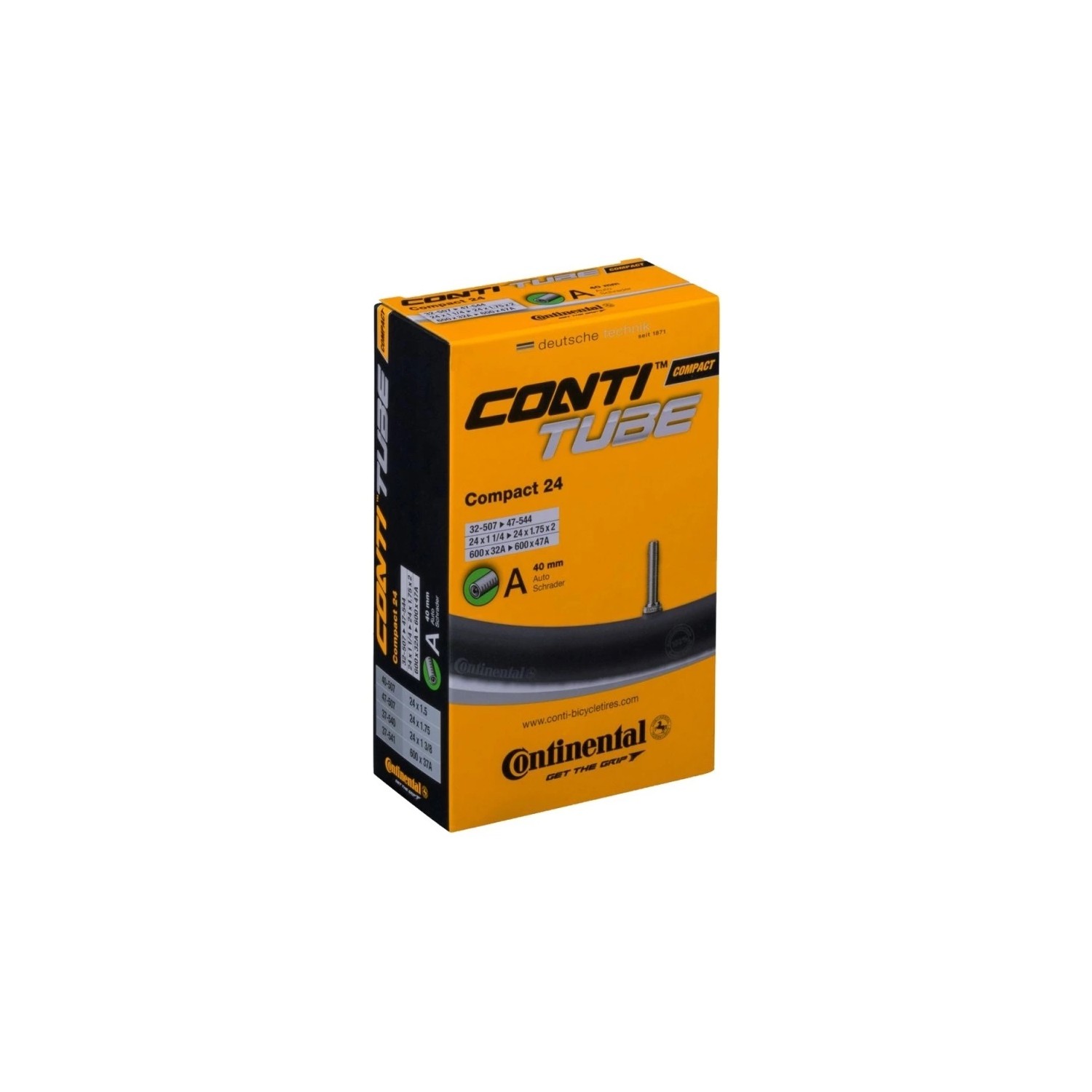 Dętka Continental Compact 24x1 1/4-1.75 Auto 40mm