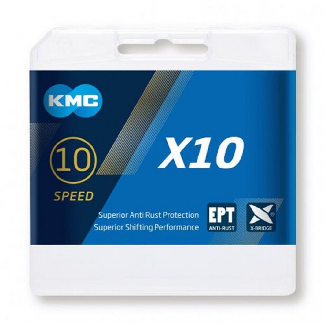 Łańcuch KMC X10 EPT 1/2 "X 11/128" 114 ogniw antykorozyjny